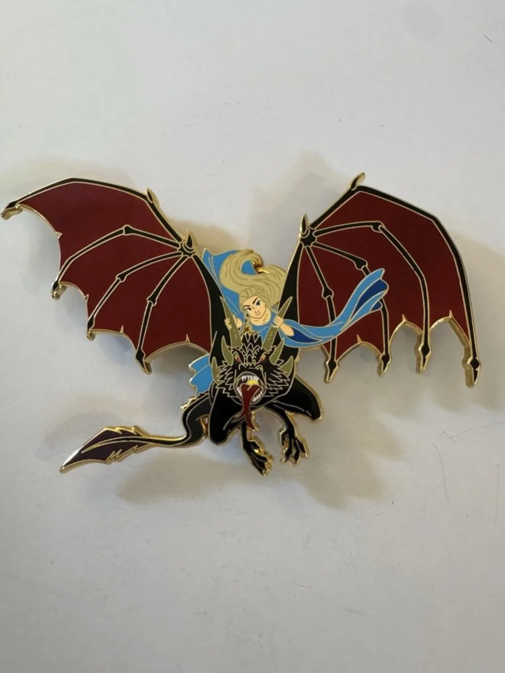Game of Thrones Daenerys Targaryen Dragon Fantasy Pin LE 50 Jumbo B57